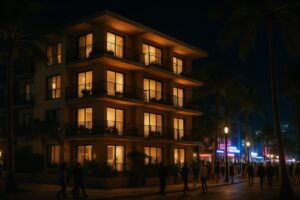 Apartemen modern dekat area hiburan malam di Batam