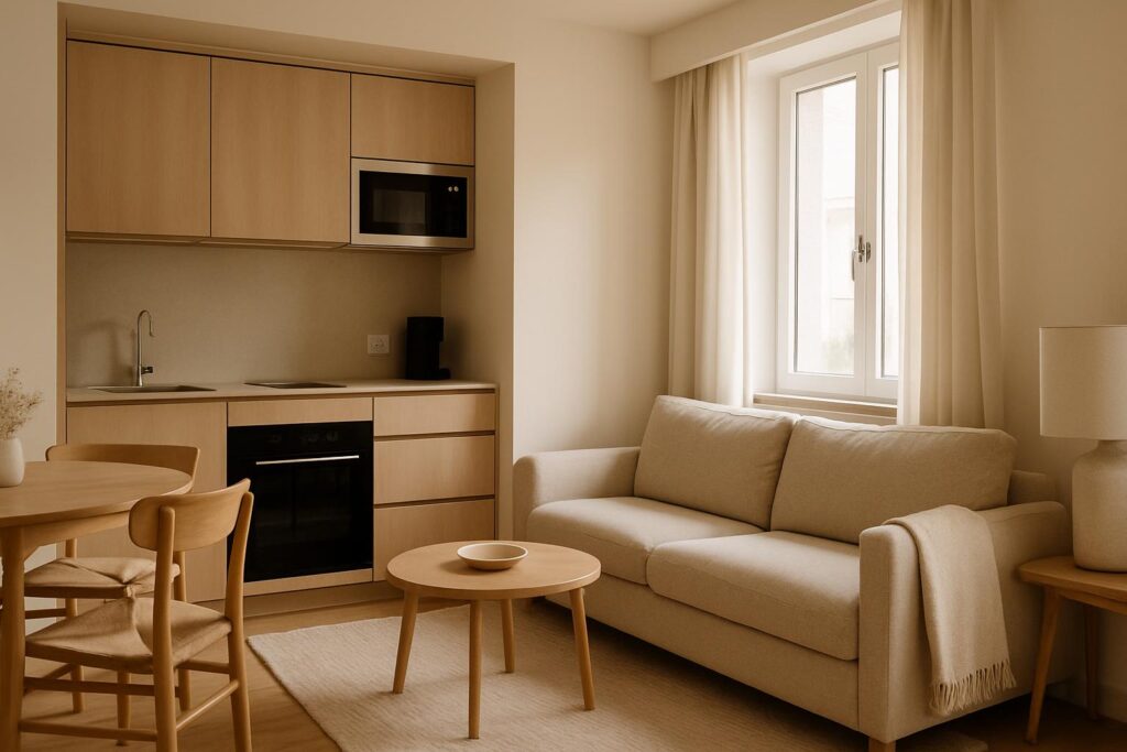 Interior apartemen nyaman di Batam