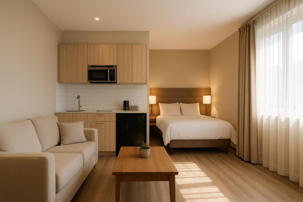 Interior apartemen transit nyaman di Batam