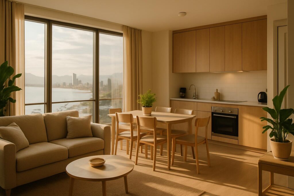 Interior apartemen nyaman di Batam