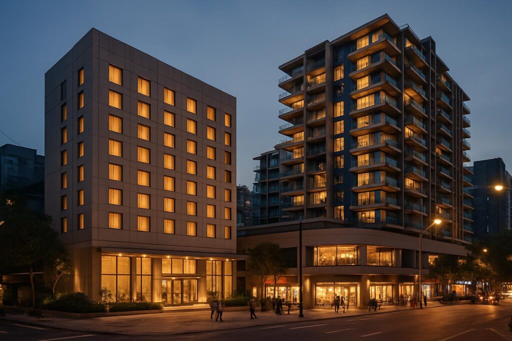 Perbandingan hotel dan apartemen di Nagoya Batam