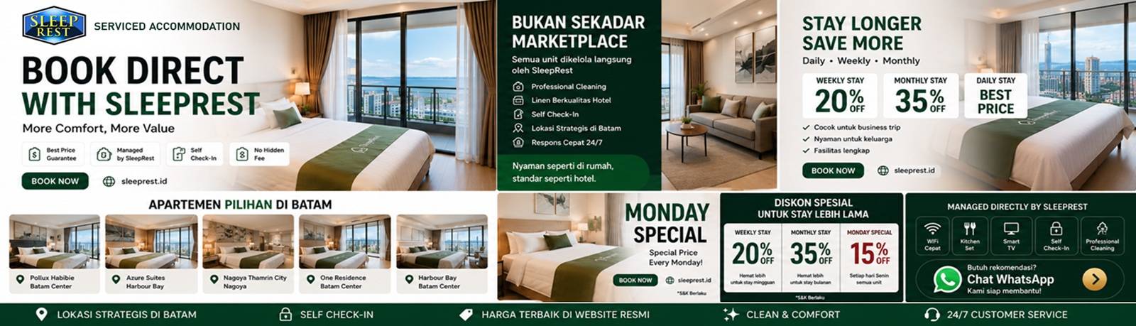 SleepRest serviced accommodation